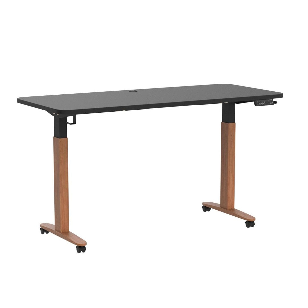 Monomi Electric Standing Desk, 55 x 28 inches Height Adjustable Desk, Ergonomic Home Office Sit Stand Up Desk with Memory Preset Controller (Black Monomi