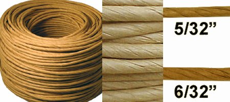 Fiber Rush KIT 6/32 Kraft Brown with Instruction Booklet V.I. Reed & Cane, Inc.