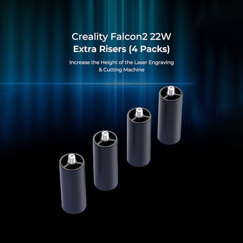 Creality 22W Laser Engraver 4-in-1 Rotary Roller Kit for Glass Tumbler Ring, 120W Power Laser Cutter and Engraver Machine, CNC Laser Engraving Creality
