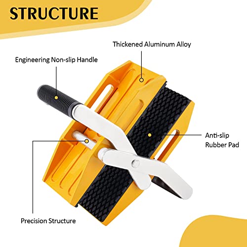 2PCS Granite Carrying Clamps Double Handed Stone Carrying Clamps Panel Carrier Plywood Carrying Tool Lifting and Transporting Tool for Glass Granite YUCHENGTECH