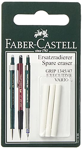 Faber-Castell Zapasowe gumki do olówków automatycznych Grip 3 sztuki Faber-Castell