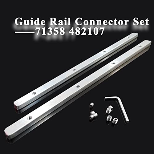 Guide Rail Connector Kit 71358 for Festool Track Saw Long Cuts, 482107 Also Compatible with Makita, Fit for DeWalt, Triton in Integrated Guide Rail WOUILNIA
