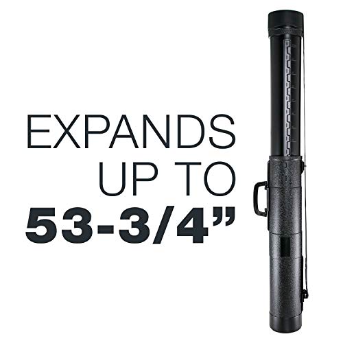 U.S. Art Supply Large Black Telescoping Drafting Tube - Outside Diameter: 5-1/2 inch, Inside Diameter: 5 inch, Length: 31-5/8 to 53-3/4 inches US Art Supply