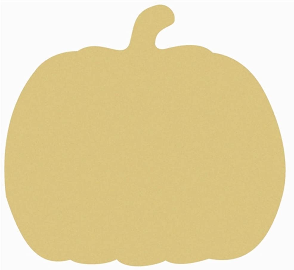 22'' x 1/4'' Wooden Pumpkin Shape, Unfinished Wood Craft, Build-A-Cross,beige,76Q408JH12002ODSW Generic