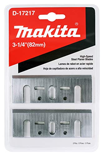 Makita 2 Piece - 3.25" HSS Planer Blades for 3.25" Planers - Fast Cutting for Hard Wood Makita