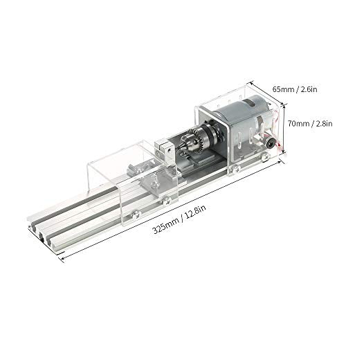 OPHIR Mini Wood Lathe Milling Machine DIY Wood Working CNC Mini Wood Lathe Tools 100W 24V OPHIR