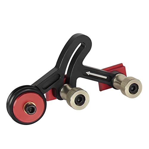 Toolcool Clear Cut Precision Stock Guides One Way Bearing Roller Feeder Upgraded Featherboard Safety Feeding for Router Table Saw Toolcool