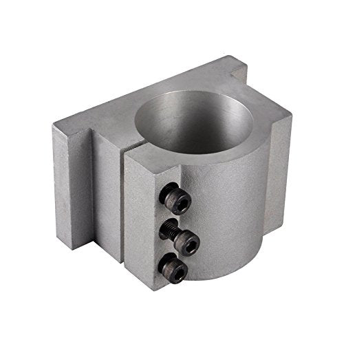 RATTMMOTOR 65mm Spindle Motor Clamp Mount Bracket Diameter 65mm CNC Motor Spindle with 3PCS Screws for 0.8kw 800W or 1.5kw CNC Router Engraving RATTMMOTOR