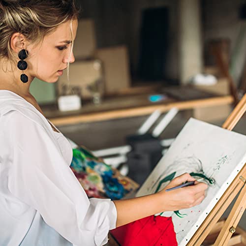 Stretched Canvases for Painting, 8PCS Multi Pack Canvas 3×5”, 5×7”, 8×10”, 10×12”(2 of Each), Acid-Free Wood Frame Blank Canvas, Art Canvas Pre ESRICH