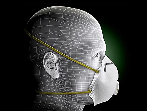 3M Particulate Respirator 8511, Pack of 10, N95, Cool Flow Exhalation Valve, Disposable, Braided Comfort Strap, M Noseclip 3M