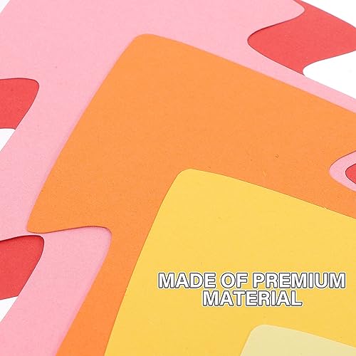 VOSAREA 72pcs Cartoon Tree Shaped Paper Cutouts Paper Cut Delicate Wall Paper Cutouts Decorative Paper Variety Decorations School Wall Decors Hand VOSAREA