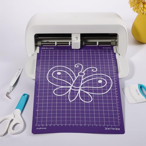 REALIKE 8.5”x12” Cutting Mat for Cricut Joy Xtra (StandardGrip, LightGrip, StrongGrip 3 Mats), Variety Adhesive Cutting mats for Cricut Joy Xtra REALIKE