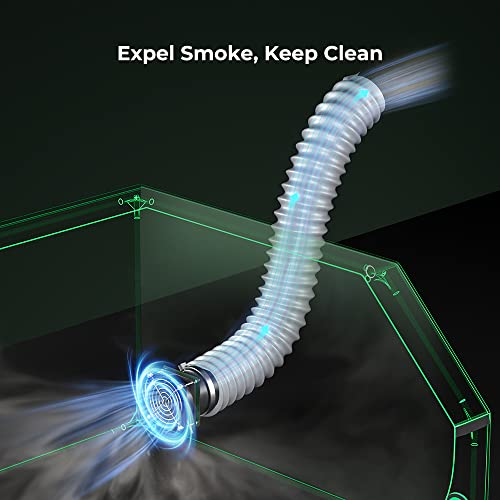 Creality Laser Engraver Enclosure, Fireproof and Dustproof Protective Cover 700x720x400mm with Exhaust Fan and Pipe, Fits for Most Laser Cutter, Cregrant3D