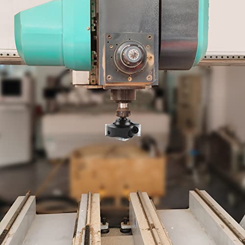 BINSTAK CNC Spoilboard Surfacing Router Bit 1/4" Shank, Slab Flattening Router Bit with 1-3/8" Cutting Diameter, 2+2 Flutes Insert Carbide Wood BINSTAK