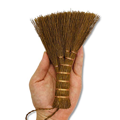KAKURI Bonsai Broom Brush Large 6.3" Professional Gentle Big Broom, Japanese Bonsai Tool KAKURI