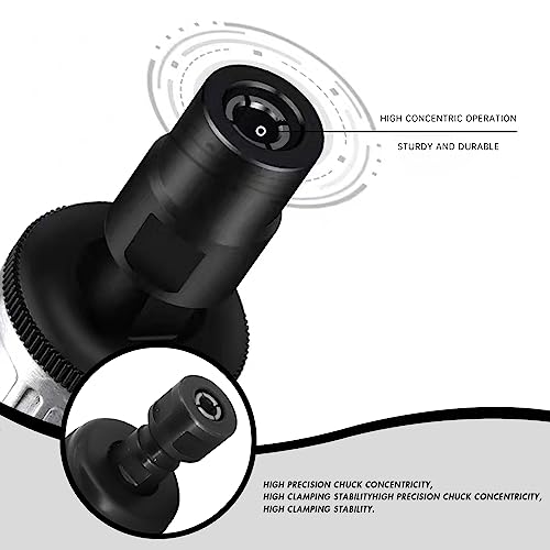 DINGTAIHE 1/4Inch Air Die Grinder, Straight Grinder, Pneumatic Air Die Grinder Heavy Duty Industrial Polisher Grinding Cleaning Tool DINGTAIHE