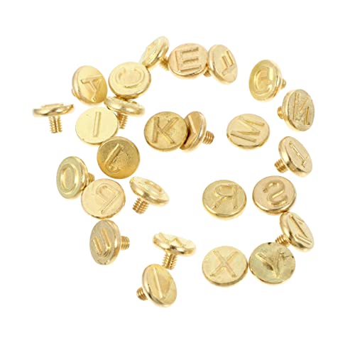 PLAFOPE 1 Set Letter Soldering Iron Copper Letter Wood Burning Tool Woodworking Tool Embosser Stamp Wooden Stamps Printable Letter Carving Transfer PLAFOPE