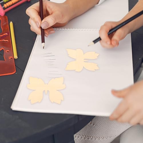 KALLORY 48pcs Unfinished Wooden Cutouts Butterfly Wood Cutouts Butterflies Blank Wood Slices Animals Painting Crafts for Kids DIY Home Decoration KALLORY