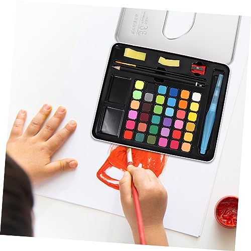 NUOBESTY 4 Sets Gouache Major Wooden Art Supplies Travel NUOBESTY