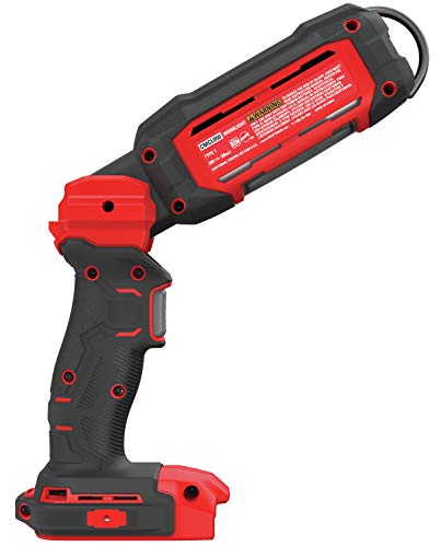CRAFTSMAN V20 LED Work Light, Cordless Handheld, 350/700 Lumens, Bare Tool Only (CMCL050B) Craftsman