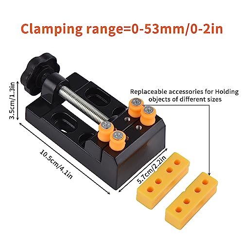 Mini Bench Clamp Flat Jewelry Carving Tool Mini Flat Clamp Diy Multifunctional Tool Mini Vise Clamp Walnut Carving Olaismln