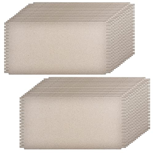 Aemygo 30 Pack Cardboard Weaving Looms, Wide Notch Weaving Loom for Kids, Beginner Square Weaving Boards for Knitting Sewing Crochet Basket Teaching Aemygo