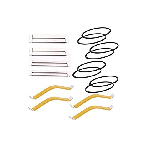 Liyafy Guitar Luthier Tool Kit Metal String Spreaders + Fingerboard Guard with Rubber Band for Guitars Bass Repair Maintenance Liyafy