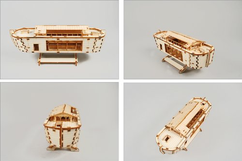 Desktop Wooden Model Kit Noah's Ark by YOUNGMODELER Young Modeler