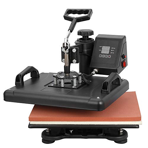 ZENY Heat Press Machine for T Shirt, 5 in 1 Combo Multifunctional Swing Away Clamshell Printing Sublimation Heat Press Transfer Machine for Plate Cap ZENY