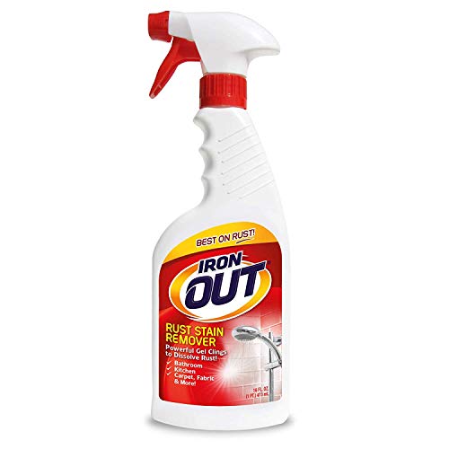 Iron Out Rust Stain Remover Spray Gel, 16 Fl. Oz. Bottle 2 Pack, n/a OUT