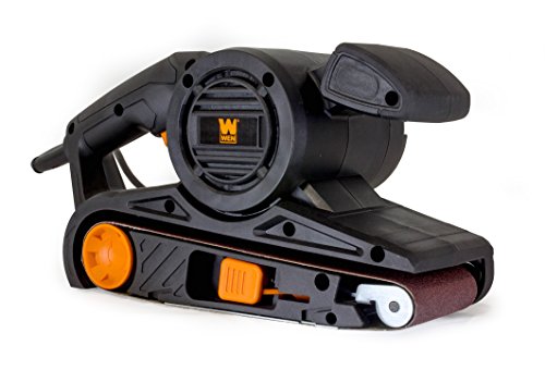 WEN 6321 7-Amp 3 in. x 21 in. Corded Belt Sander with Dust Bag , Black WEN