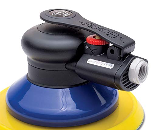 Eastwood 6 in. Air Random Orbital Palm Sander Non-Vacuum 3/32 in. Orbit Auto Body Orbit Da Sanding Low Vibration Eastwood