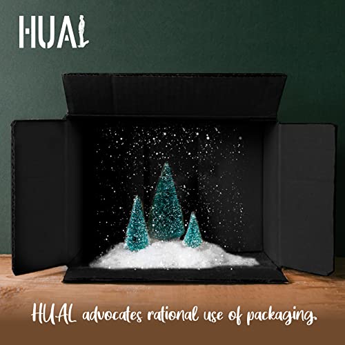 HUAL Premium Acrylic Paint Set With 5 Brushes, 24 Colors (60ml, 2oz), Non Toxic, Waterproof, Acrylic Paint Kit for Professional Artists Kids Students HUAL