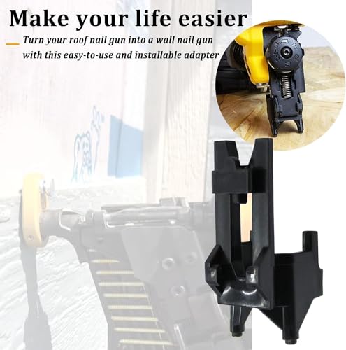 Vinyl Siding Adaptor Tip for Dewalt Roofing Nailer Cordless 20v DCN45RND1, DCN45RN, DCN45RNB Tip Replacement Vinyl Trim Adaptor and Vinyl Siding HNF