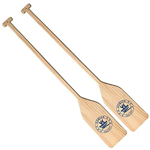 Wooden Canoe Paddles Clearance Wooden Oars Canoe Paddles 2 Pack 4 Feet WoodArtSupply