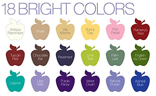 Apple Barrel PROMOABII Matte Finish Acrylic Craft Paint Set Designed for Beginners and Artists, Non-Toxic Formula That Works on All Surfaces, 2 Fl Oz Apple Barrel