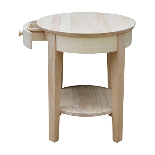 International Concepts Unfinished Philips End Table IC International Concepts