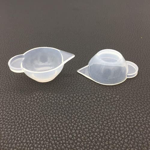 HUAYU 15 Pcs Silicone Mold Cup Dispenser, Mini Measuring Cup Resin Molds, Color Modulation Tools for DIY Epoxy Resin Craft UiiWout WAFS