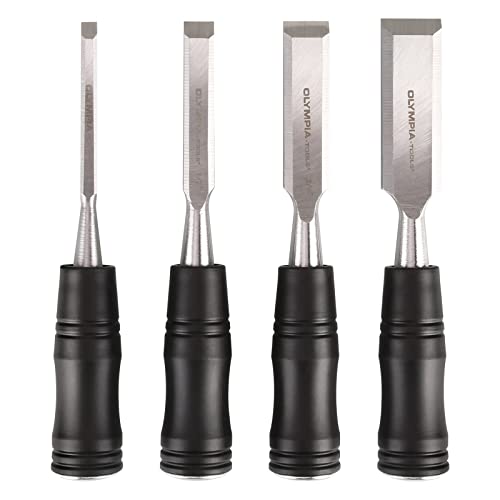 Olympia Tools Long Pattern Wood Chisels, Set of 4 (30-184) Olympia Tools