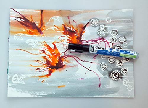 Pebeo Drawing Gum Marker .7mm-Natural Latex, 0,7 mm, 1 Count (Pack of 1) Pebeo