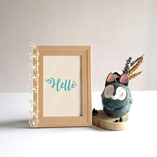 BESPORTBLE 100PCS Unfinished Wood Crafts Butterfly Wood Crafts Wood Butterfly Embellishment Unfinished Wood Butterfly Rustic Decor Wooden BESPORTBLE