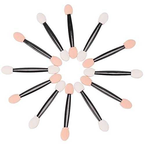 Akstore Disposable Dual Sides Eye Shadow Sponge Applicator Eyeshadow Brushes Makeup Brush (30PCS-Black) Akstore