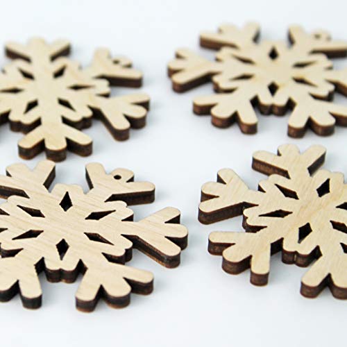 ALL SIZES BULK (12pc to 100pc) Unfinished Wood Wooden Laser Cutout Fancy Snowflake Dangle Earring Jewelry Blanks Shape Crafts Made in Texas Texan Wood Crafts