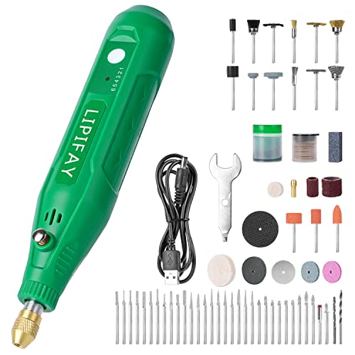Cordless Rotary Tool Kit, Engraving Pen Tool Kit, Multi-Functional USB Electric Corded Micro Engraver Etching Pen DIY Hand Jewelry Glass Carved Wood