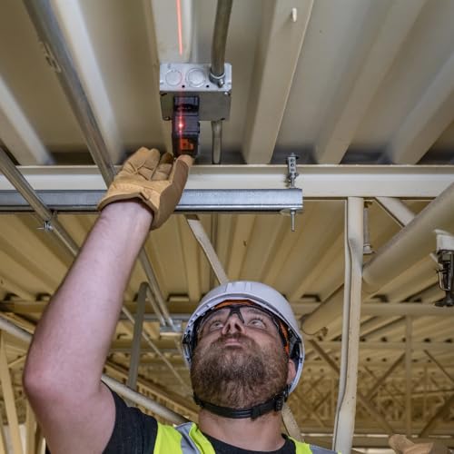 Klein Tools 93PTL Pocket Laser Level, Magnetic Bright Red Plumb Leveling and Alignment Tool, 3 Bubble Vials, 360-Degree Wall Attachment Klein Tools