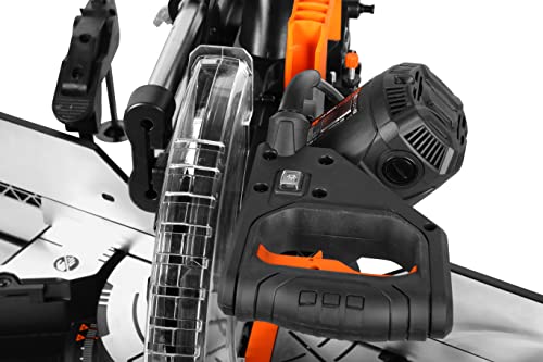 WEN MM1215 15-Amp 12-Inch Dual Bevel Sliding Compound Miter Saw with LED Cutline WEN