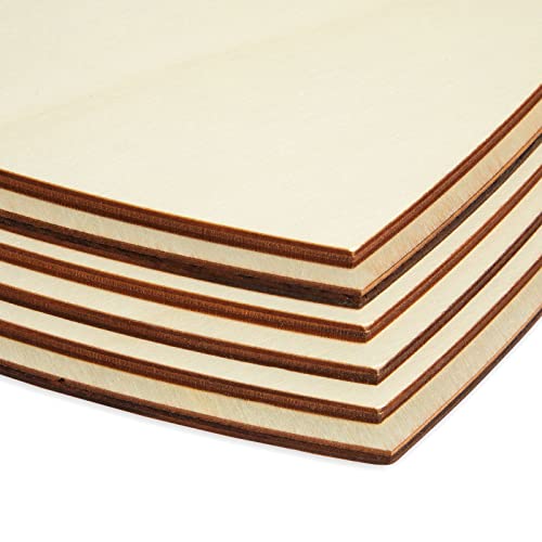 12 Inch Unfinished Wooden Hearts for Crafts, DIY Holiday Decor (6 Pack) Juvale