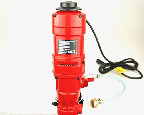 CORE DRILL PACKAGE DEAL 4Z1 2-SPEED CONCRETE CORING DRILL by BLUEROCK TOOLS COMES WITH 1", 2", 3", & 4" BITS BLUEROCK