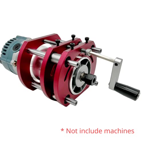 Router Lift for 65mm Diameter Motors - Wood Router Plunge Base Router Lift W/Aluminum Router Table Insert Plate Wood Router Working Benches WoodArtSupply