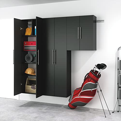 HangUps Upper Storage Cabinet, 24", Black Prepac